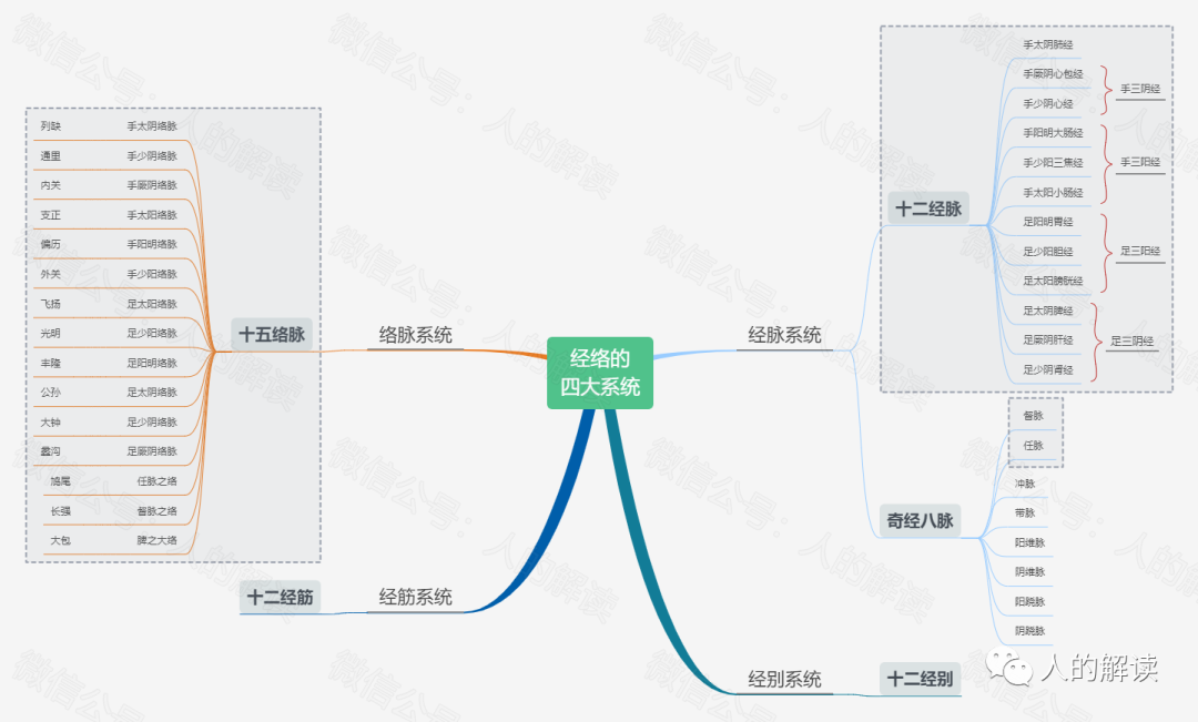 经络的四大系统，把你肉身的一切都连接起来